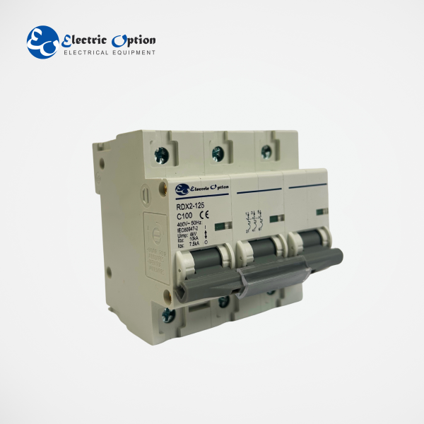 Interruptor termomagnético de 3 polos RDX2-125 3X100A