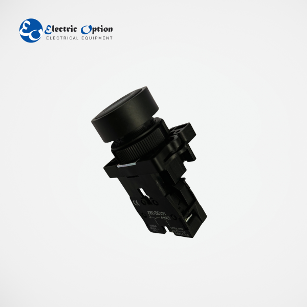 Pulsador tipo harmony con retorno por resorte negro XA2-EA21